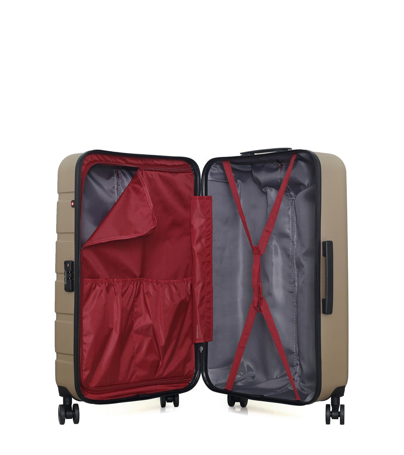 Lot de 3 Valises grand format, valise weekend et valise cabine AIGLE