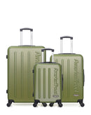 Lot de 3 Valises Rigides Grand Format, Taille Moyenne et Cabine BRONX