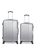 Lot de 2 Valises Rigides Grand Format et Taille Moyenne VESUVIO