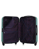 Lot de 2 Valise Taille Moyenne et Vanity Rigide ELEONOR