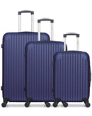 Lot de 3 valises Grand Format, Weekend et Cabine CARPATES