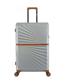 Lot de 4 Valises Rigides Grand Format, Taille Moyenne, Cabine et Cabine XS OAKLAND