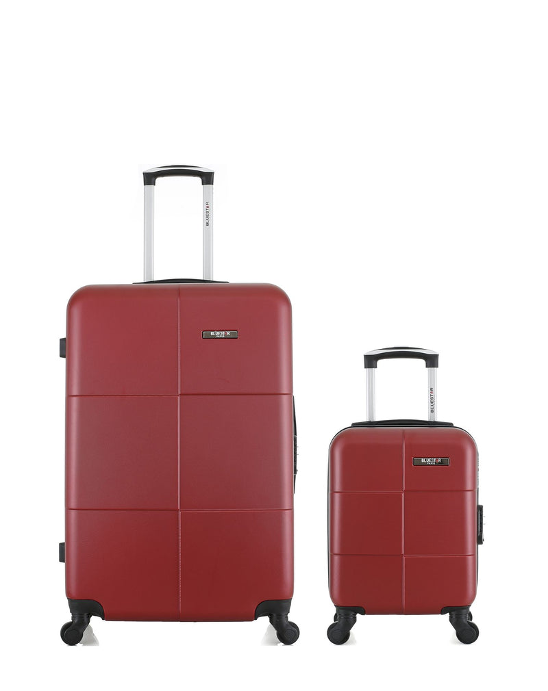 Lot de 2 Valises Rigides Grand Format et Cabine XXS MIAMI