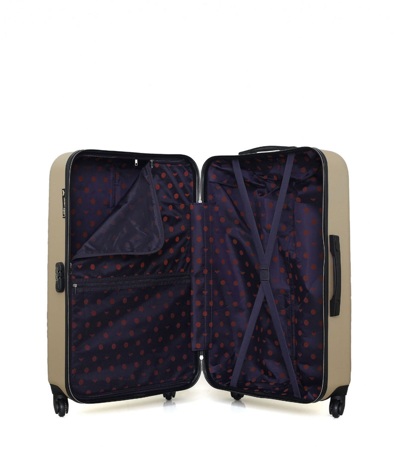 Lot de 2 Valises Rigides Grand Format et Cabine NAIS