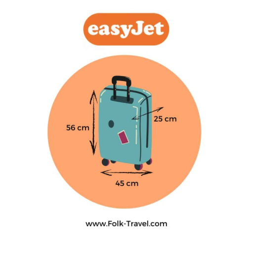 Bagages cabine easyJet : Dimensions, tailles et poids des bagages