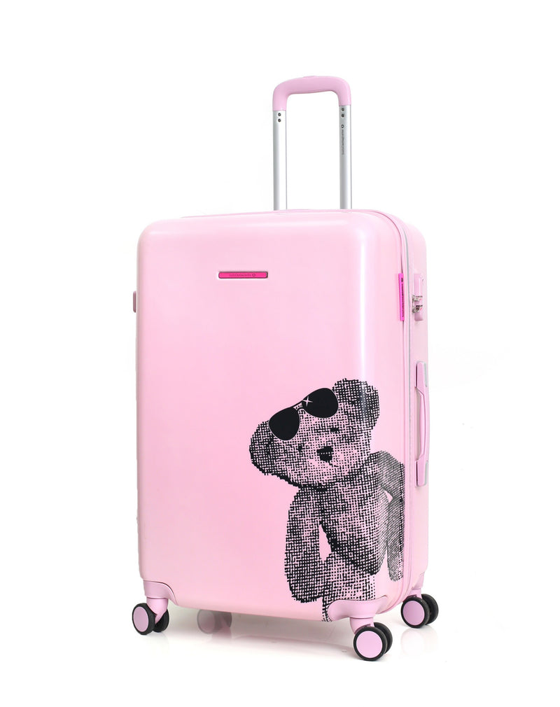 Valise Taille Moyenne Rigide OURS LUNETTE