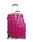 SET DE 3 VALISES RIGIDE DAHLIA