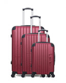 Set de 3 Valises Rigide HAMBOURG