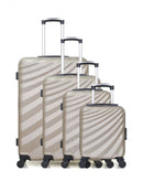 Set de 4 Valises Rigide DANUBE-M