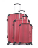 Set de 3 Valises Rigide HAMBOURG