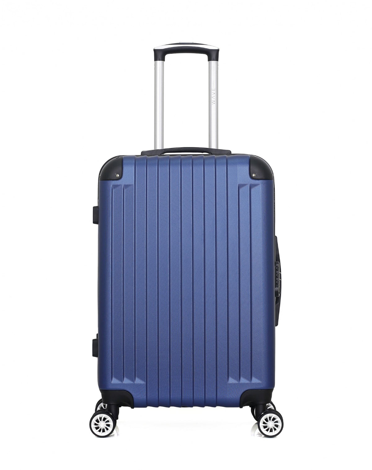 Set De 2 Bagages Travel's Bari – Noir, Valise Cabine ABS, 55x35x20 Cm, Neuf