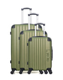 Set de 3 Valises Rigide HAMBOURG