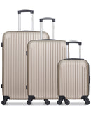 Lot de 3 valises Grand Format, Weekend et Cabine XXS CARPATES