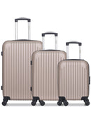 Set de 3 valises Weekend, Cabine et Cabine XXS CARPATES