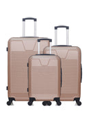 Lot de 3 valises Grand Format, Weekend et Cabine SELENGA